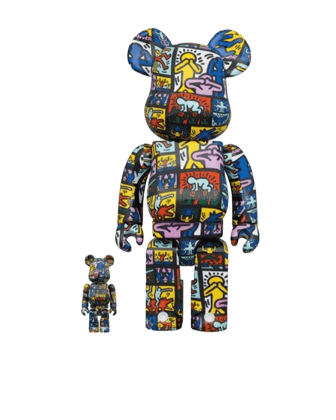 Bearbrick Keith Haring 100% & 400% Set - GROGROCERY