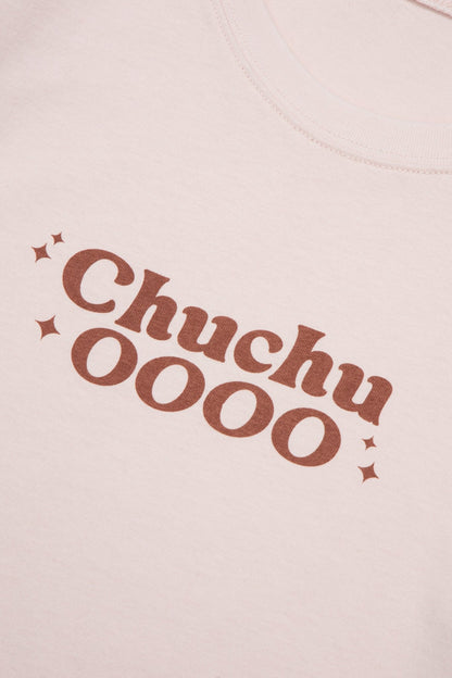 ChuChu Logo Cropped Tee/ Pink - GROGROCERY