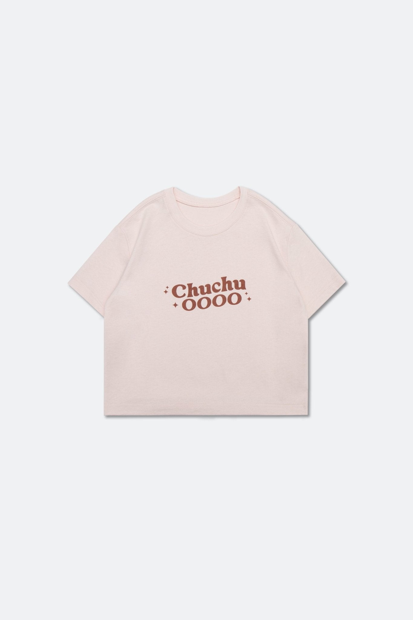 ChuChu Logo Cropped Tee/ Pink - GROGROCERY