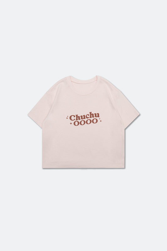 ChuChu Logo Cropped Tee/ Pink - GROGROCERY
