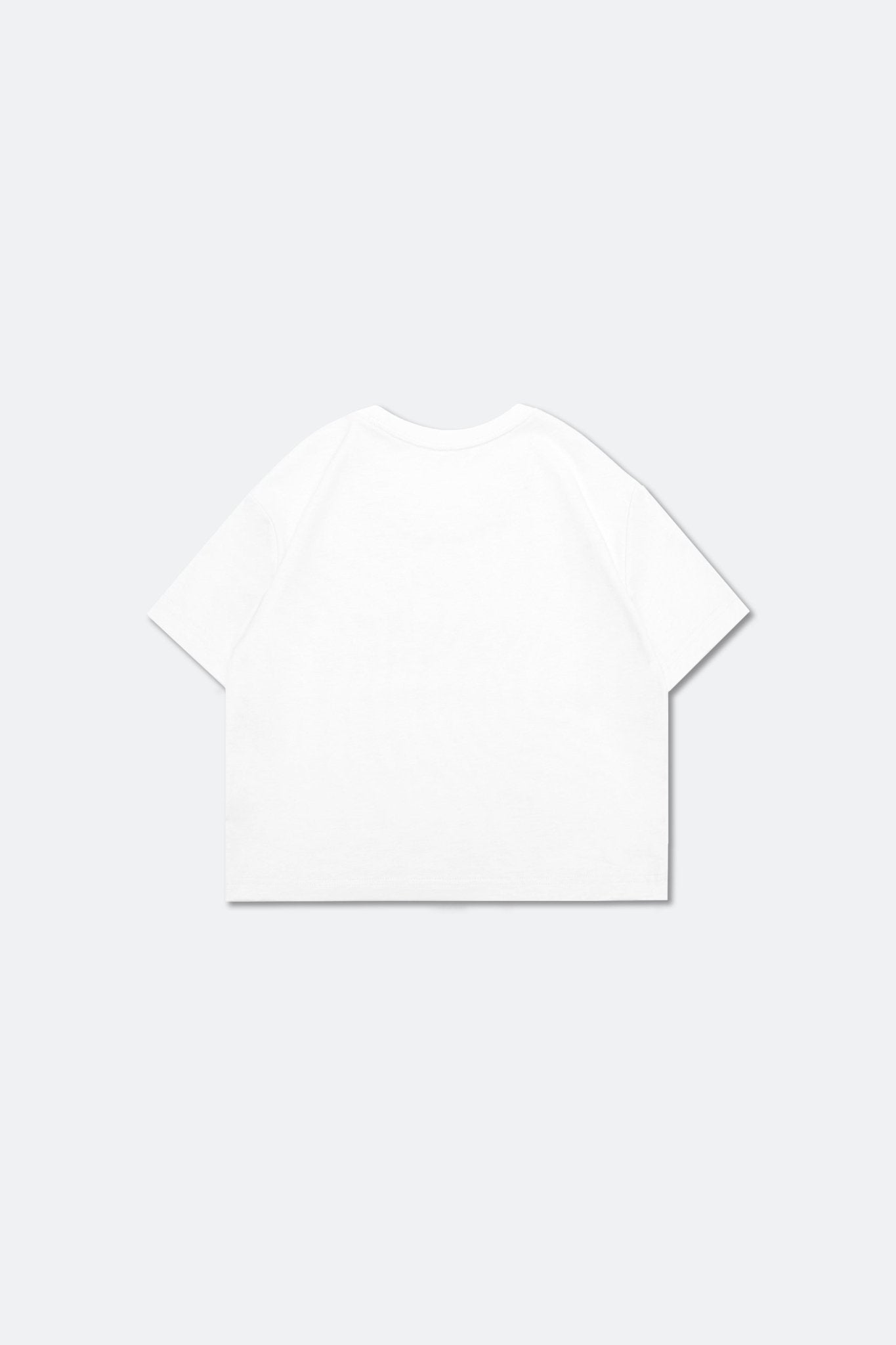ChuChu Logo Cropped Tee/ White - GROGROCERY