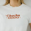 ChuChu Logo Cropped Tee/ White - GROGROCERY