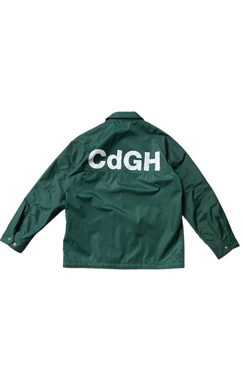 Comme des Garcons Homme Green Laminated Water Nylon Jacket - GROGROCERY