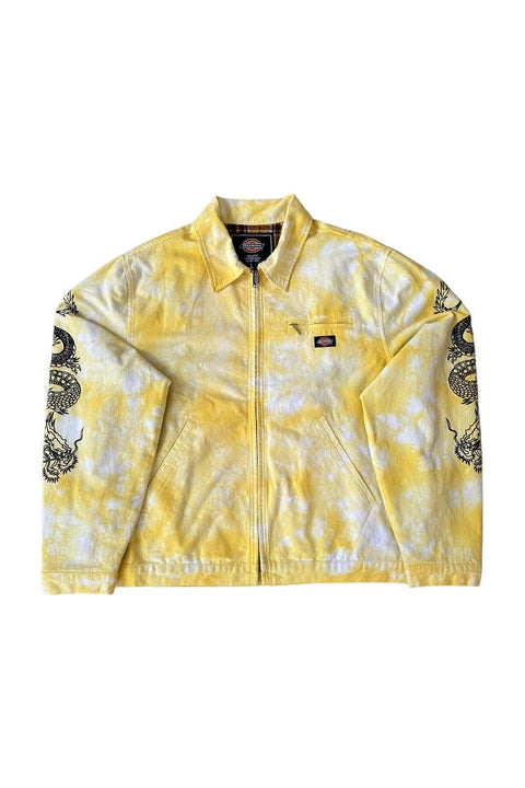 Dickies X CLOT Dragon Embroidery Zip-Up Jacket - GROGROCERY