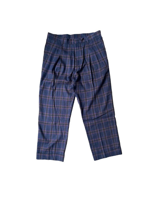 ETRO 48 Plaid Pantaloni Trousers - GROGROCERY