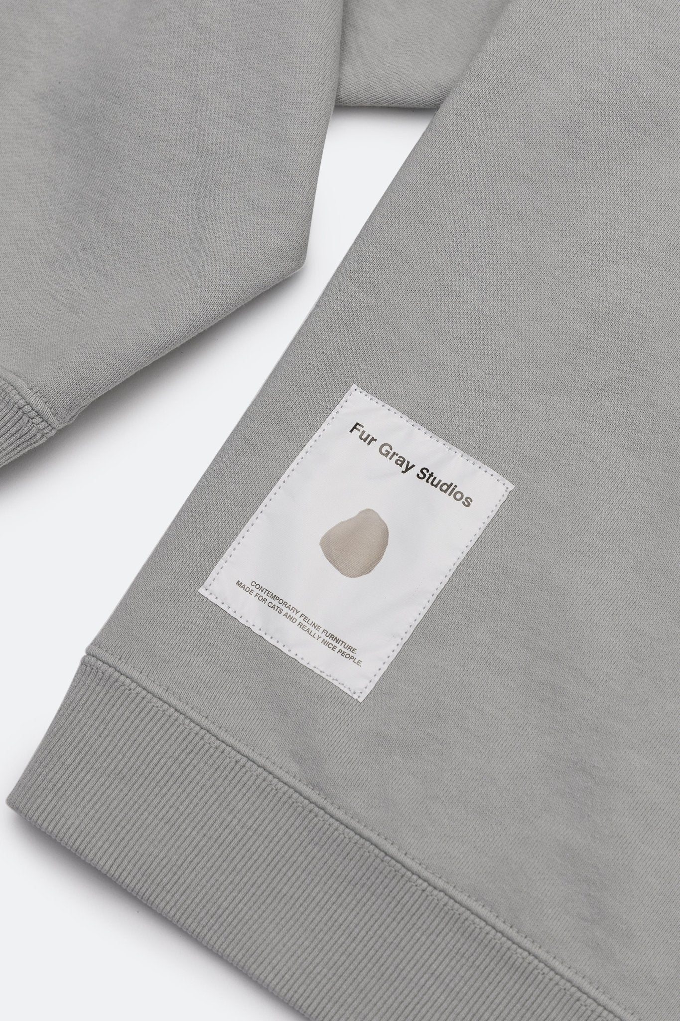 Fur Gray Studios The Reversible Disappearing Cat Hair Sweater/ GREY - GROGROCERY