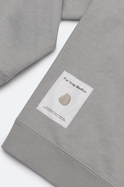 Fur Gray Studios The Reversible Disappearing Cat Hair Sweater/ GREY - GROGROCERY