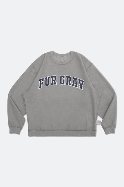Fur Gray Studios The Reversible Disappearing Cat Hair Sweater/ GREY - GROGROCERY