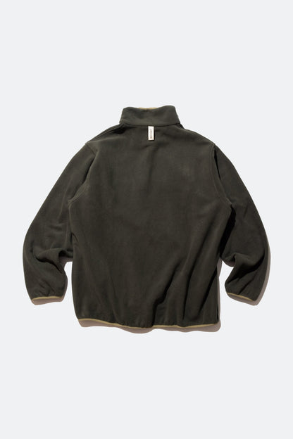 gro. By RC FLEECE BUTTON UP PULLOVER/ OLIVE - GROGROCERY