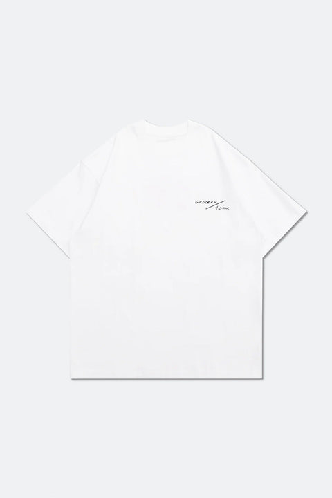 GROCERY C RON TEE / WHITE BY ADAM LISTER - GROGROCERY
