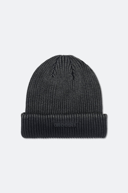GROCERY CP-008 ACID WASHED BEANIE/ BLACK - GROGROCERY