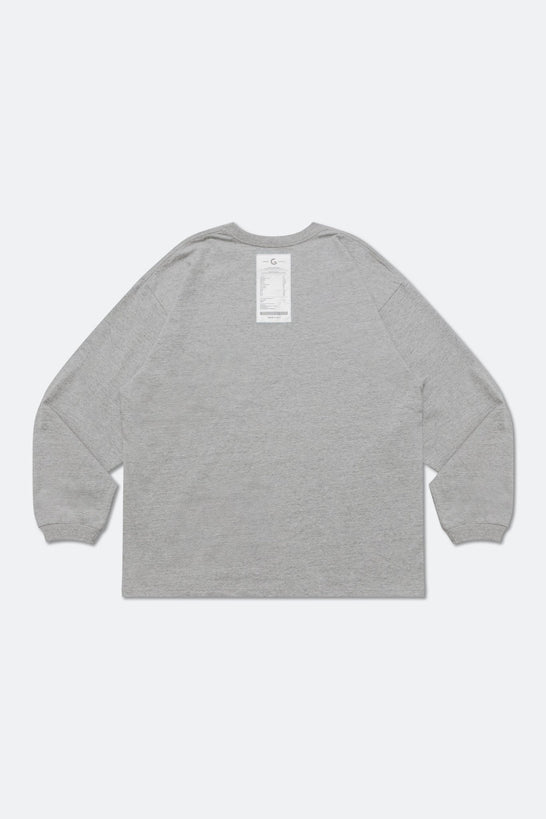 GROCERY FW23 LT-006 INVOICE LONG TOP/ GREY - GROGROCERY