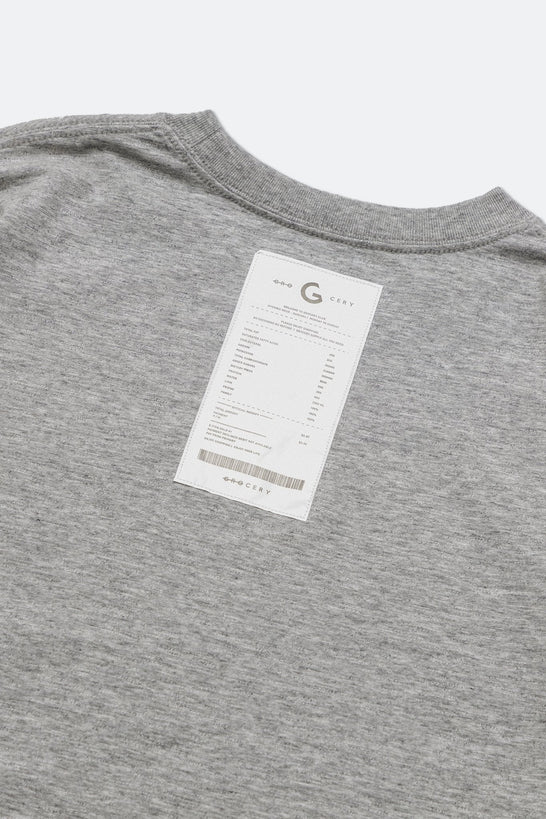 GROCERY FW23 LT-006 INVOICE LONG TOP/ GREY - GROGROCERY