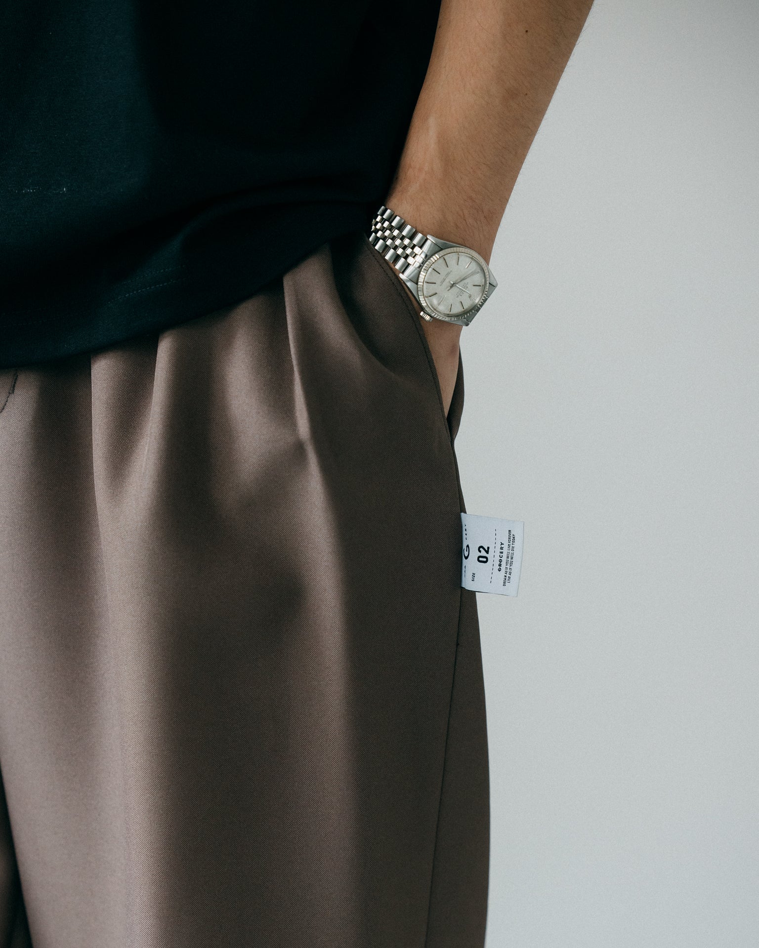 GROCERY FW23 PT-007 COMFY EVERYDAY PANTS/ TAUPE - GROGROCERY