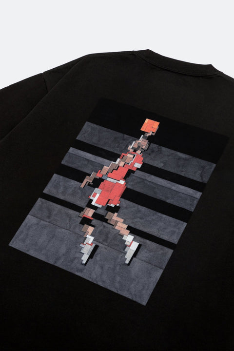 GROCERY HANG TIME TEE/ BLACK BY ADAM LISTER - GROGROCERY