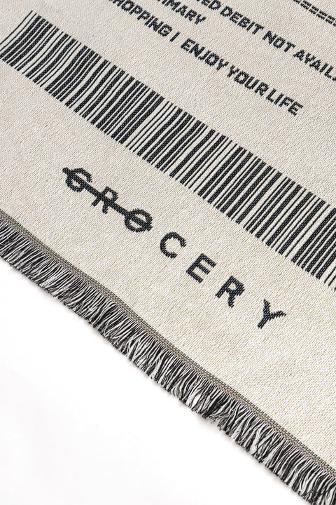 GROCERY INVOICE BLANKET/ OFFWHITE - GROGROCERY