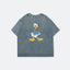 GROCERY KIDS SNOW WASHED DONALD DUCK TEE/ LAKE BLUE - GROGROCERY