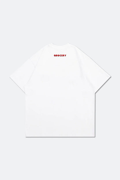 GROCERY LEON THE SHOPPER TEE/ WHITE - GROGROCERY