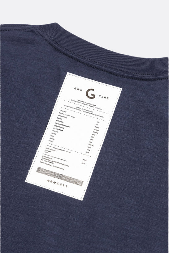 GROCERY LT-006 INVOICE LONG TOP/ NAVY - GROGROCERY