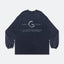 GROCERY LT-010 SNOW WASHED LONG TOP/ NAVY - GROGROCERY