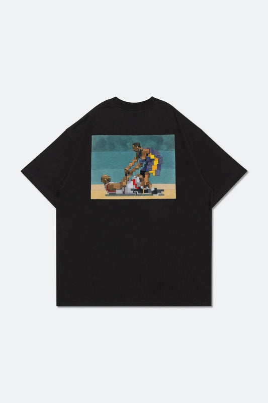 GROCERY PASS THE TORCH TEE/ BLACK BY ADAM LISTER - GROGROCERY