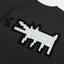 GROCERY PIXEL BARKING DOG LONG TOP BY ADAM LISTER/ CHARCOAL - GROGROCERY