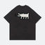 GROCERY PIXEL BARKING DOG TEE BY ADAM LISTER/ CHARCOAL - GROGROCERY