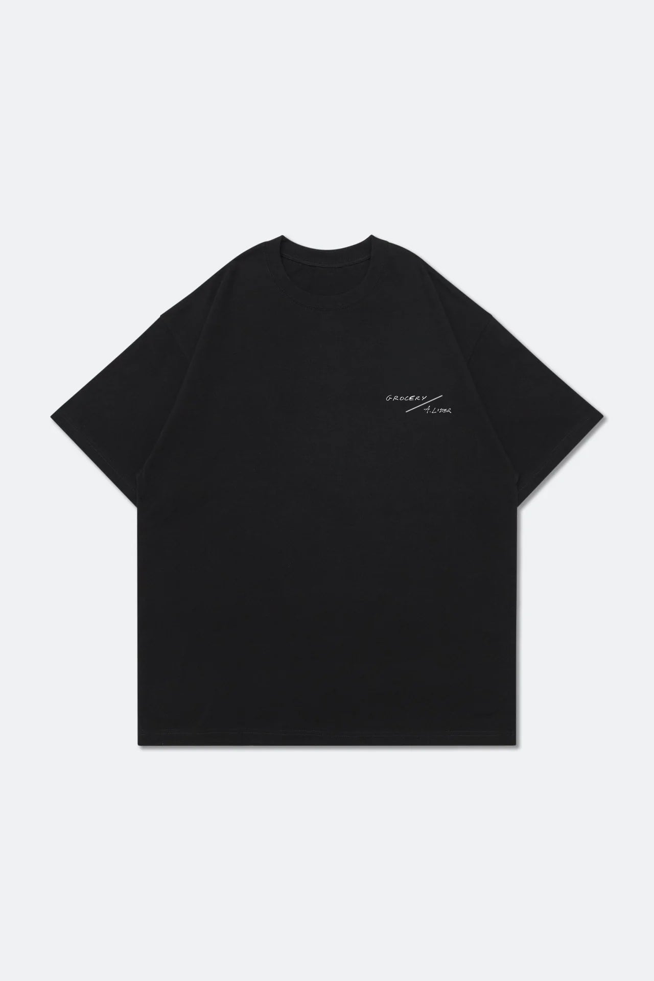 GROCERY PIXEL RED BOOTS TEE BY ADAM LISTER/ BLACK - GROGROCERY