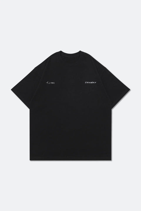 GROCERY QUOTE TEE KB 4.0/ BLACK BY ADAM LISTER - GROGROCERY