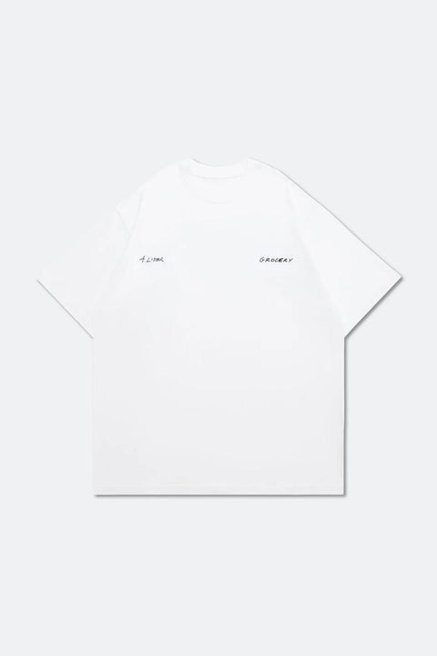 GROCERY QUOTE TEE KB 4.0/ WHITE BY ADAM LISTER - GROGROCERY