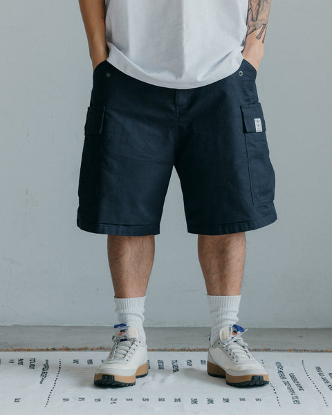 GROCERY SP-009 WIDE CARGO SHORTS/ NAVY - GROGROCERY
