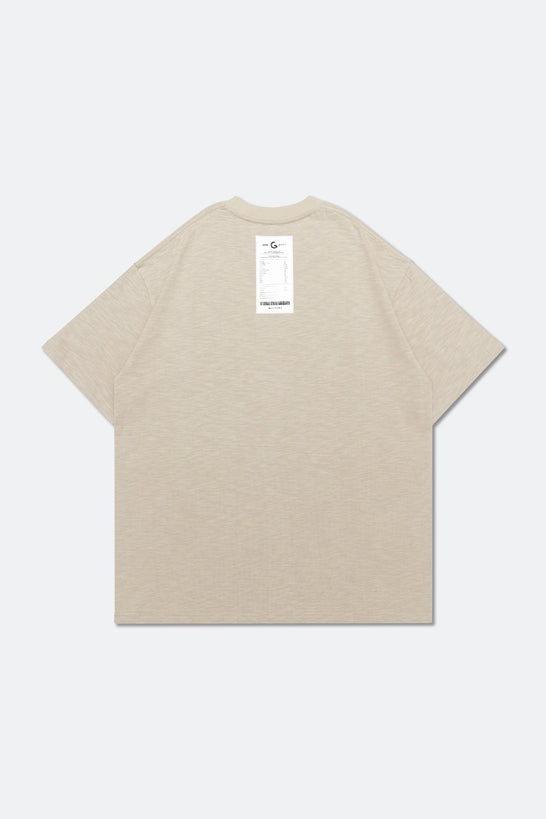 GROCERY SS23 TEE-001 INVOICE/ BEIGE - GROGROCERY