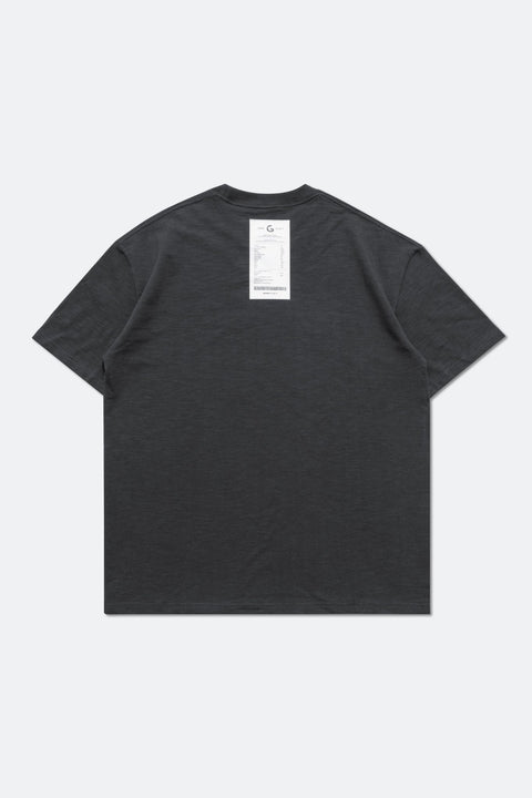 GROCERY SS23 TEE-001 INVOICE/ CHARCOAL - GROGROCERY