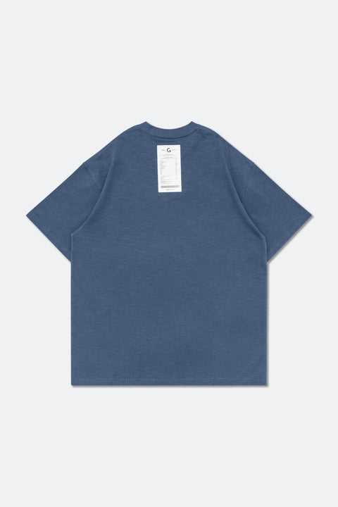 GROCERY SS24 TEE-001 INVOICE/ DUSTY BLUE - GROGROCERY