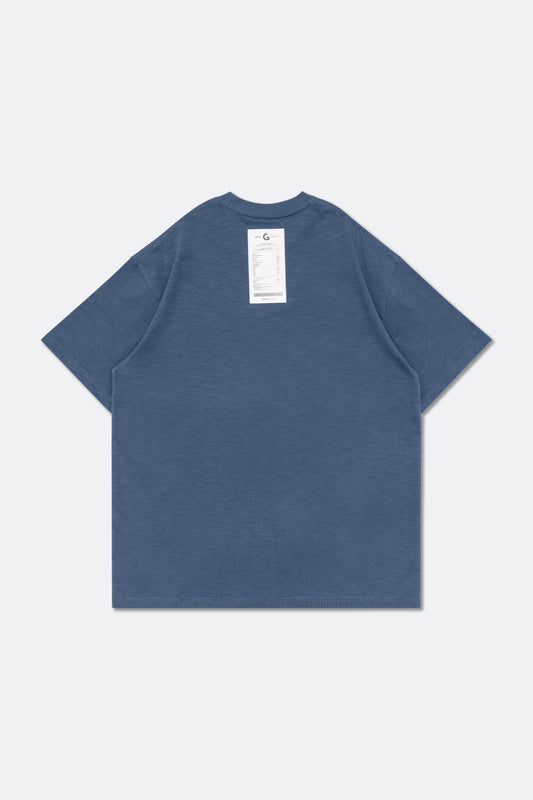 GROCERY SS24 TEE-001 INVOICE/ DUSTY BLUE - GROGROCERY