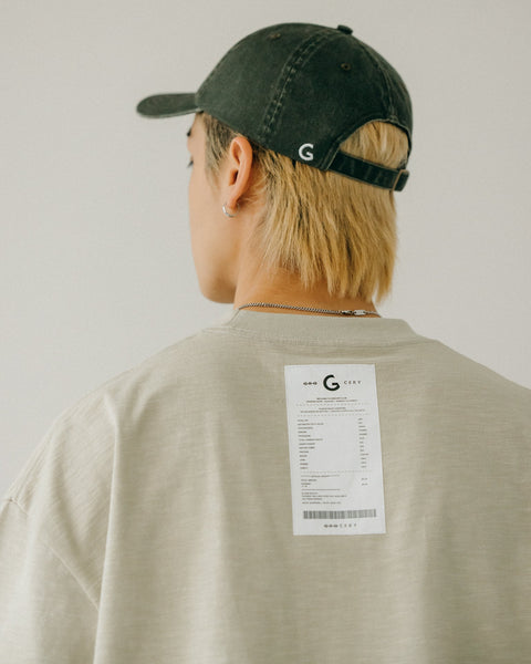 GROCERY SS24 TEE-001 INVOICE/ DUSTY GREEN - GROGROCERY
