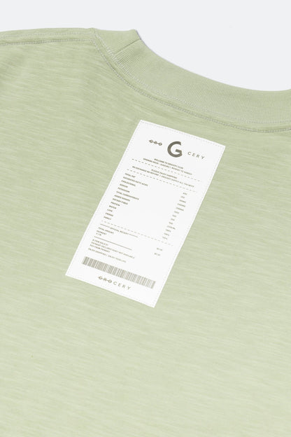 GROCERY SS24 TEE-001 INVOICE/ DUSTY GREEN - GROGROCERY