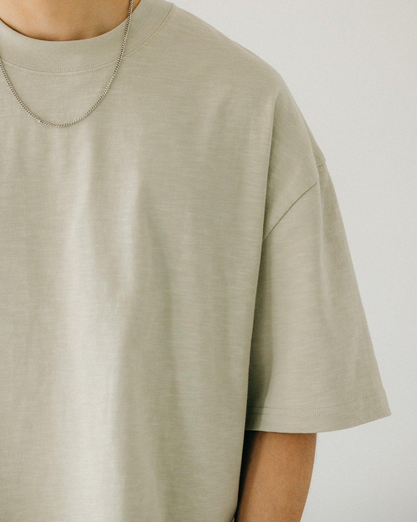 GROCERY SS24 TEE-001 INVOICE/ DUSTY GREEN - GROGROCERY