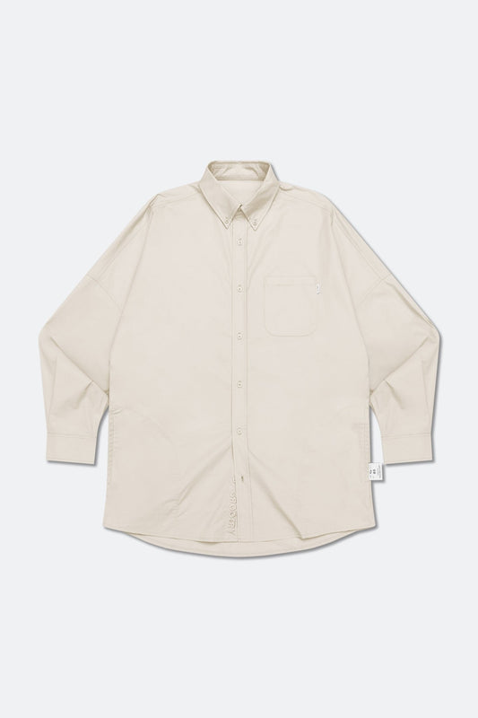 GROCERY ST-013 OVERSIZED OXFORD SHIRT/ CREAM - GROGROCERY