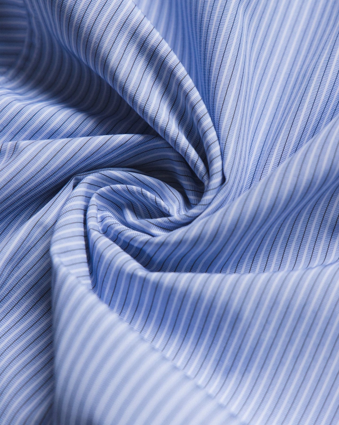 GROCERY ST-017 TWO TONE PATCHWORK STRIPE SHIRT/ BLUE & WHITE - GROGROCERY