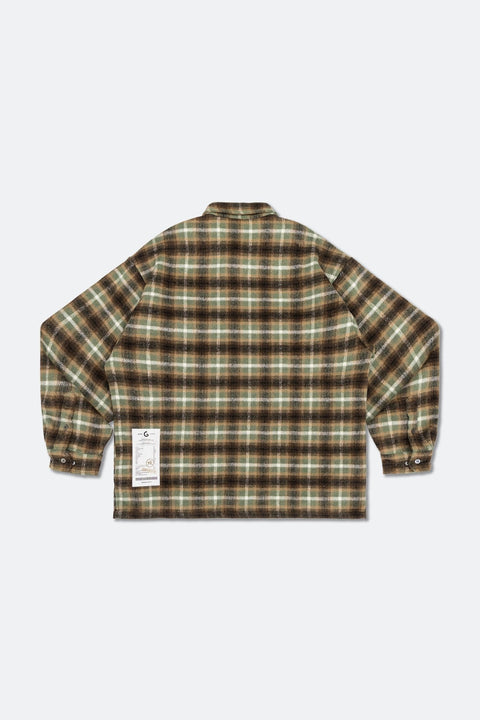 GROCERY ST-432 “PUFFY” OVERSHIRT/ GREEN - GROGROCERY