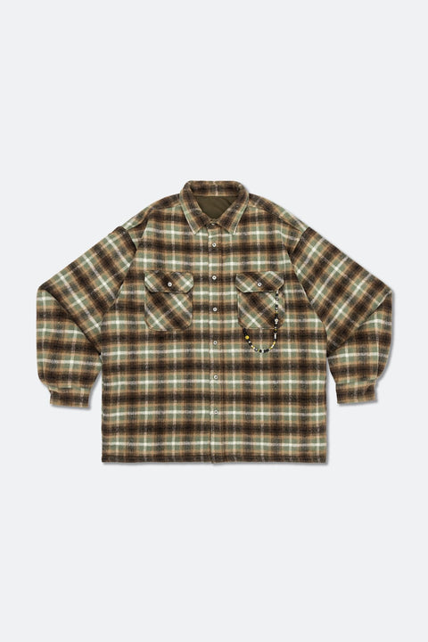 GROCERY ST-432 “PUFFY” OVERSHIRT/ GREEN - GROGROCERY