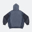 GROCERY SW-011 WASHED PATCHWORK HOODIE/ NAVY - GROGROCERY