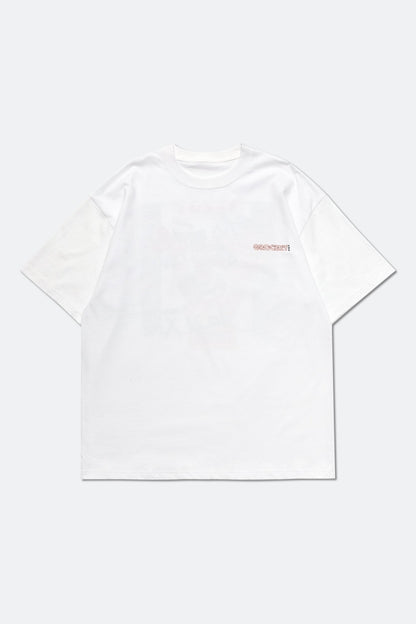 GROCERY TEE-017 STORE TEE/ WHITE by Draw it Au - GROGROCERY