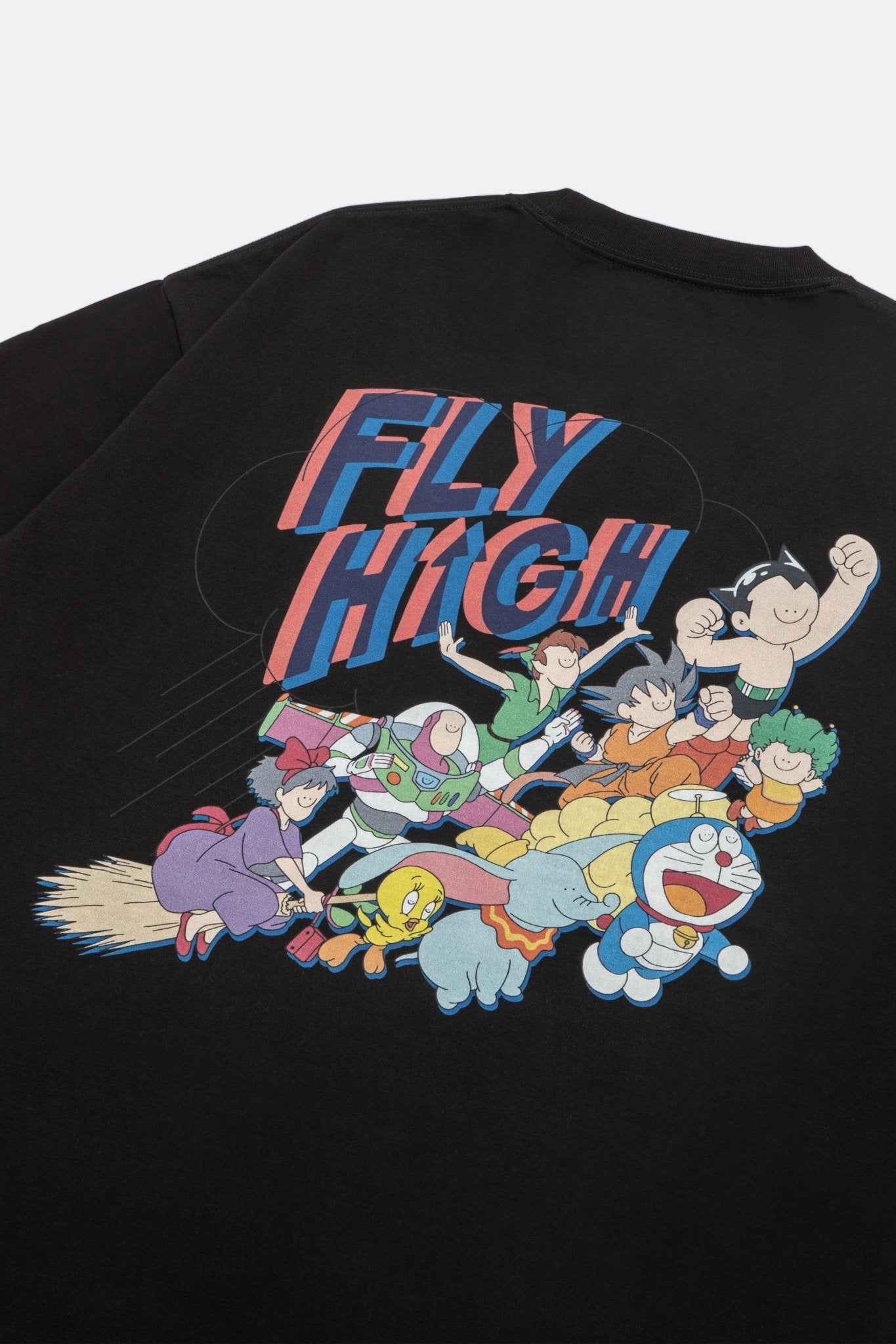 GROCERY TEE-043 FLY HIGH BLACK TEE by 2timesperday - GROGROCERY