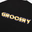 GROCERY TEE-063 RAINBOW LOGO TEE/ BLACK - GROGROCERY