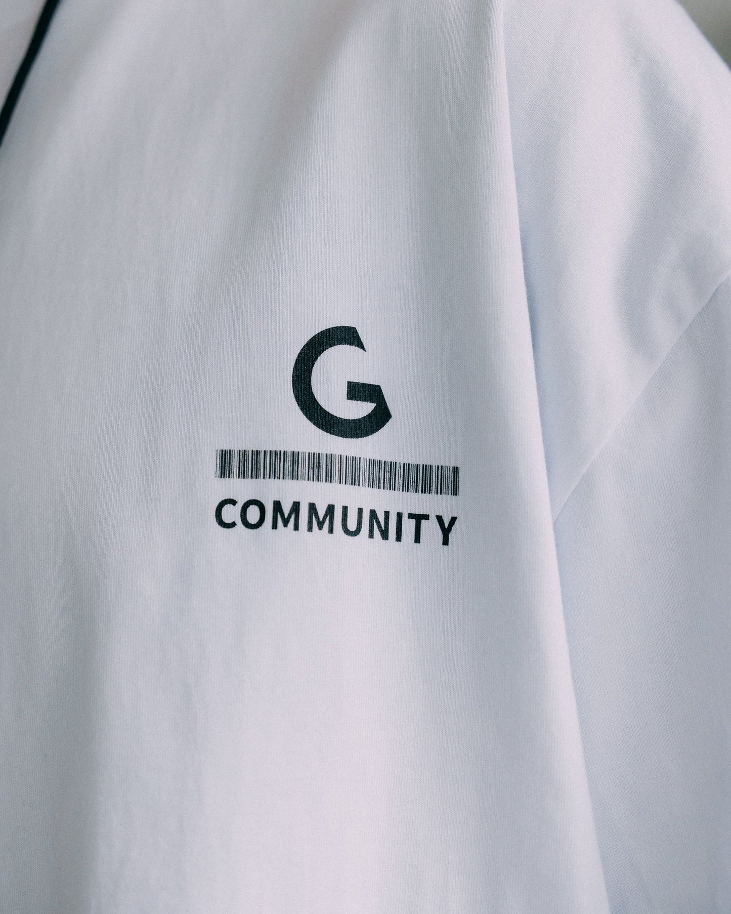 GROCERY TEE-065 CHINESE CALLIGRAPHY INVOICE TEE/ WHITE - GROGROCERY
