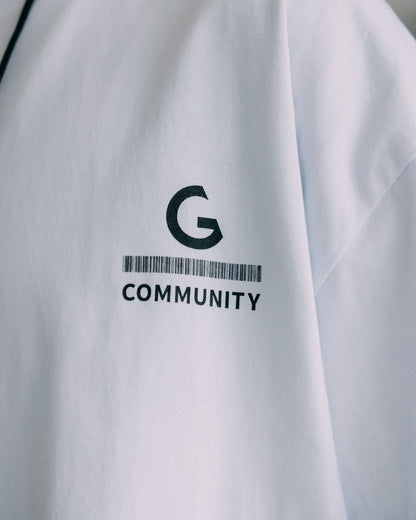 GROCERY TEE-065 CHINESE CALLIGRAPHY INVOICE TEE/ WHITE - GROGROCERY