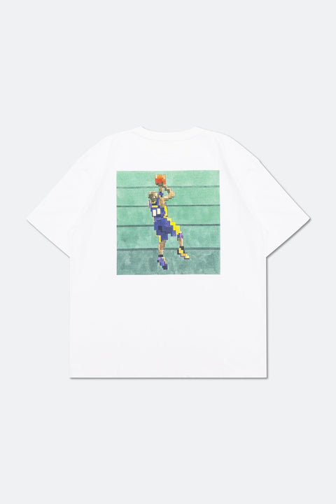 GROCERY TEE KB 3.0 FADE AWAY/ WHITE BY ADAM LISTER - GROGROCERY