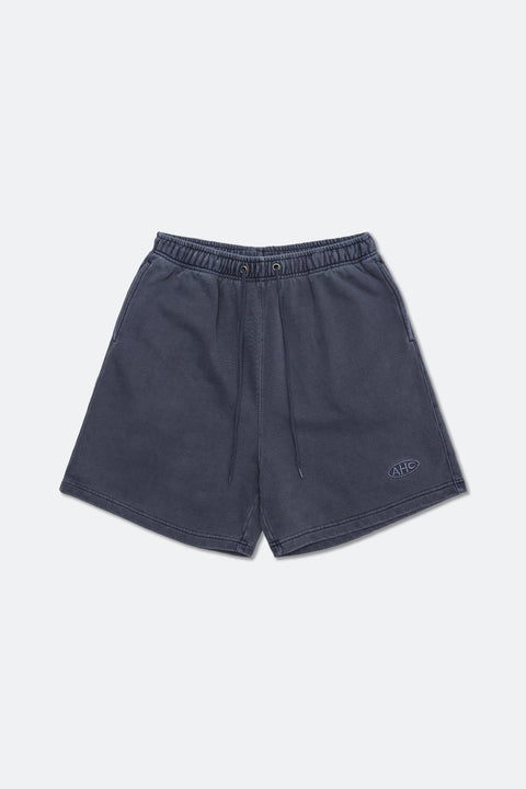 GROCERY x Aim Higher Club WASHED SWEAT SHORTS/ BLUE - GROGROCERY
